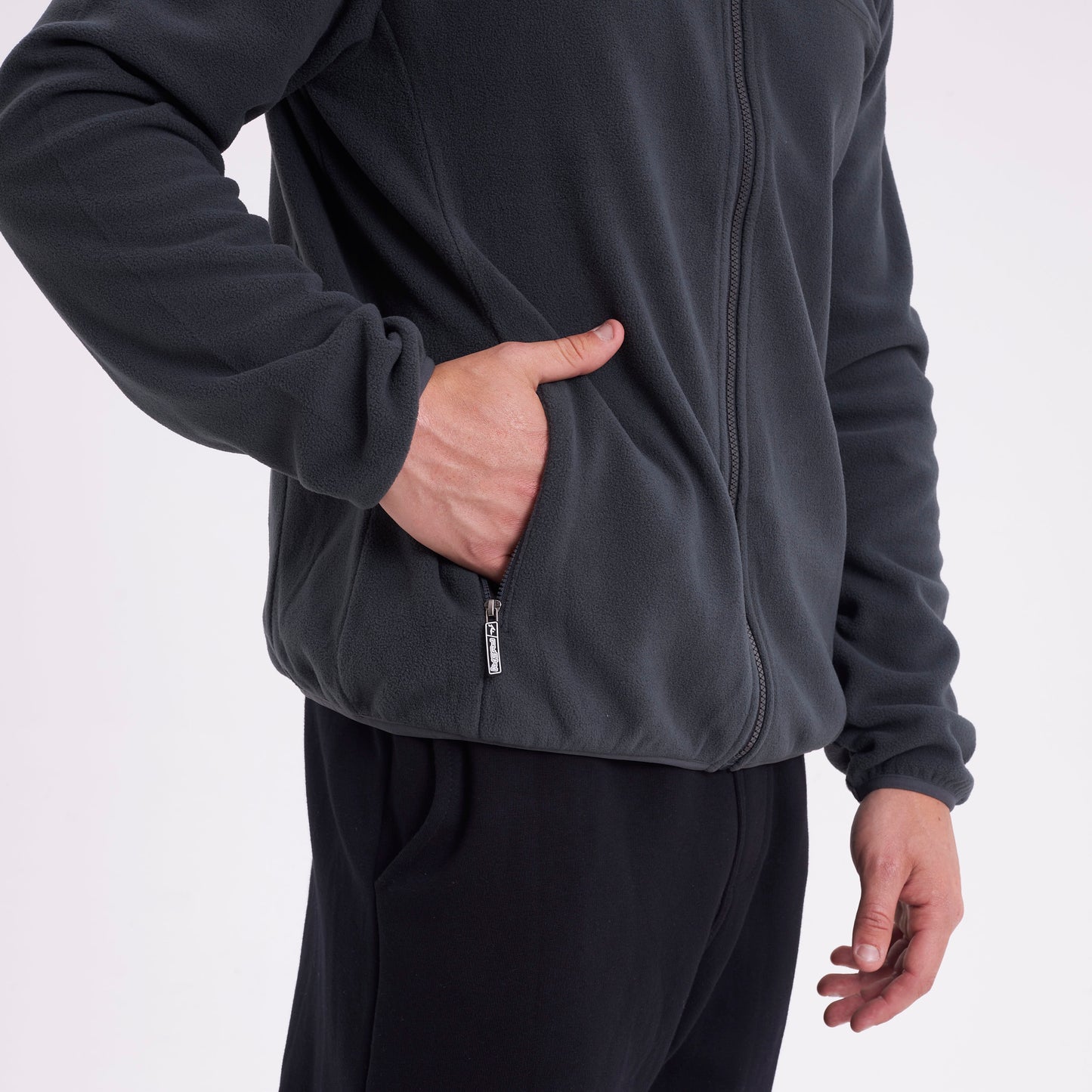 Polar Rusty Gravity Full Zip Micropolar Grey