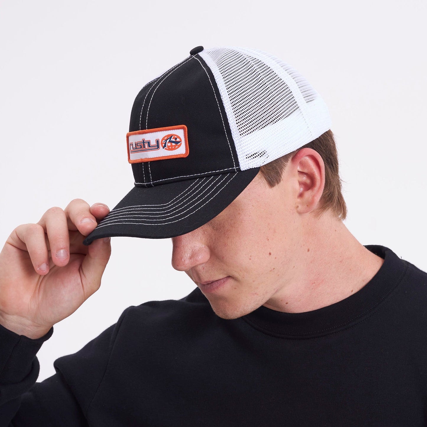 Gorra Rusty Hideaway Trucker Cap Black