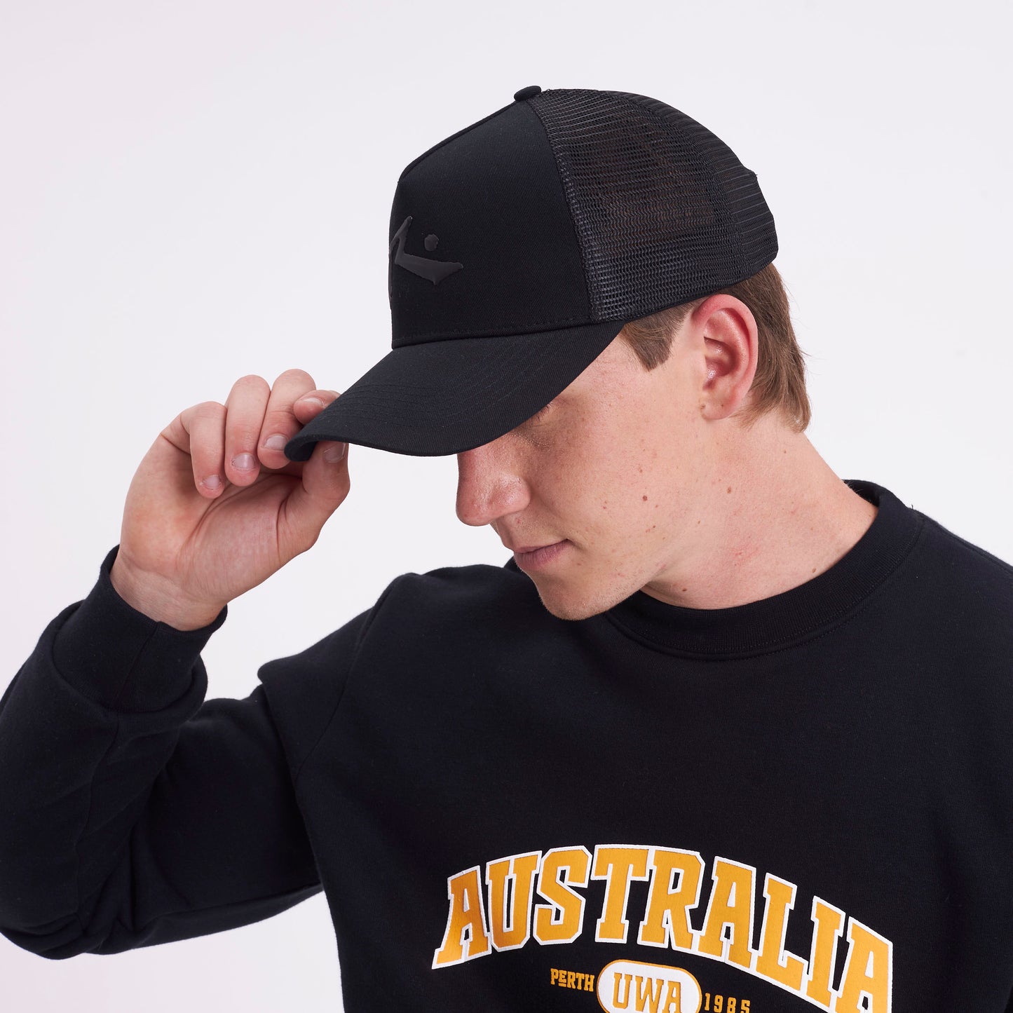 Gorra Rusty Driver Trucker Cap All Black
