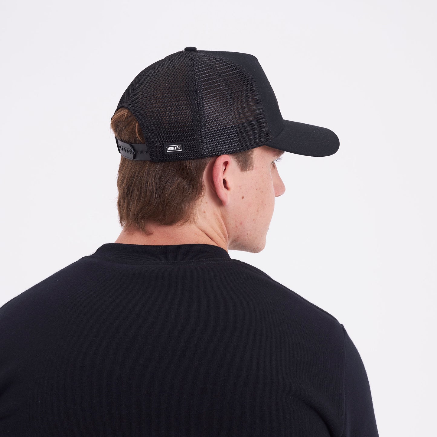 Gorra Rusty Driver Trucker Cap All Black