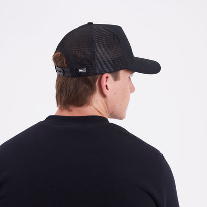 Gorra Rusty Driver Trucker Cap All Black