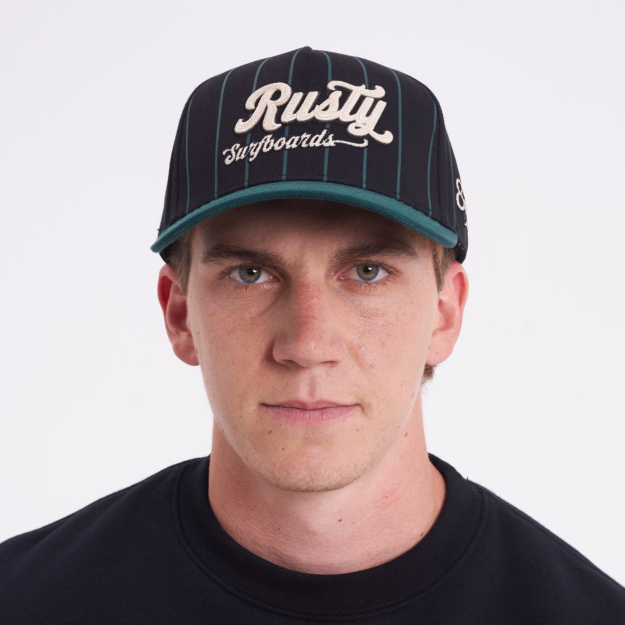 Gorra Rusty Roarset Cap Black/Green