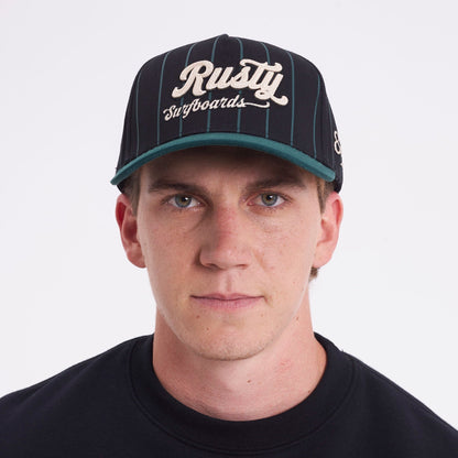 Gorra Rusty Roarset Cap Black/Green