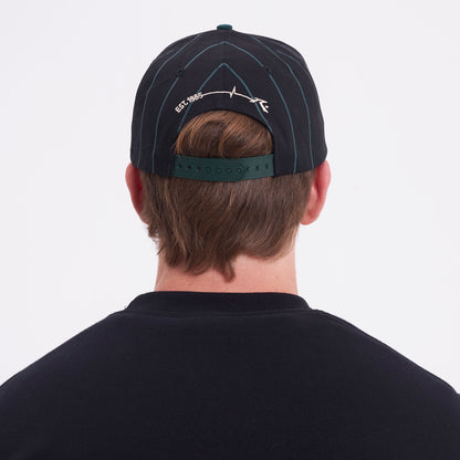 Gorra Rusty Roarset Cap Black/Green