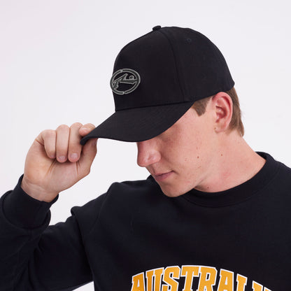Gorra Rusty New Metal Flexfit Cap Black