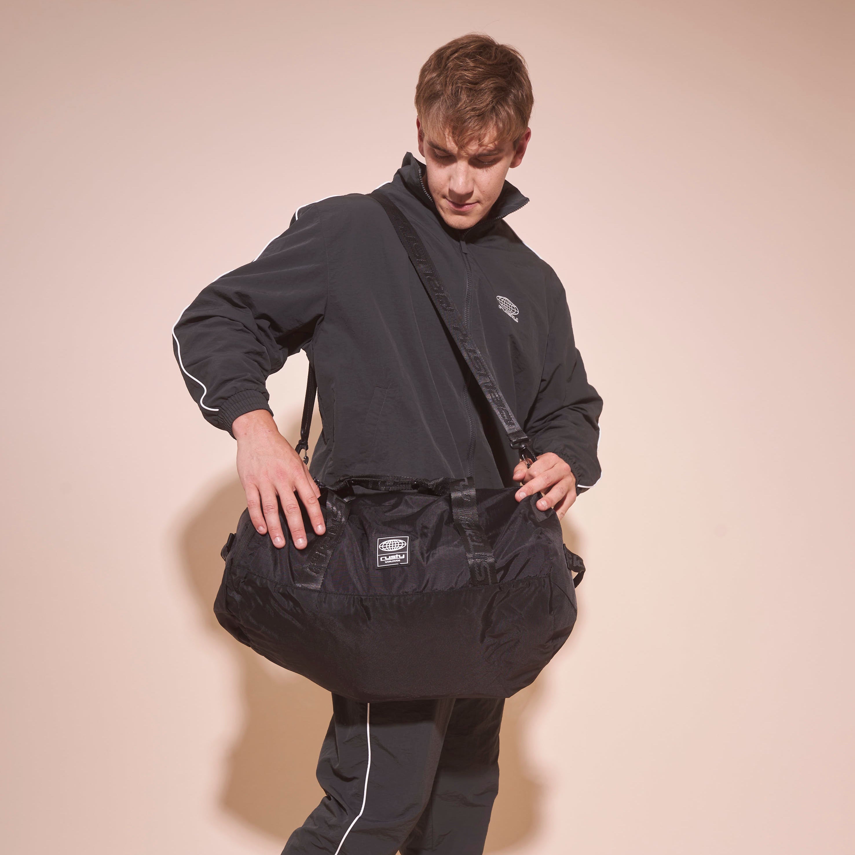 Bolso Rusty Chicago Bag Black/Grey
