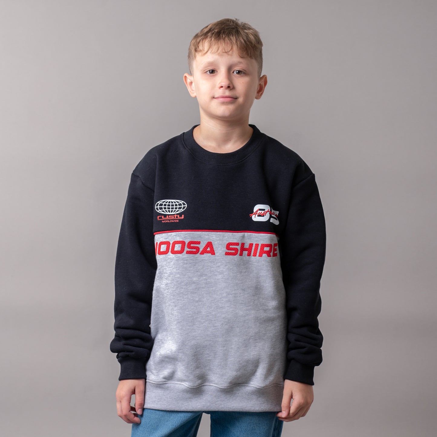 Buzo Rusty Speed Racer Crew Jr White Marle/Black