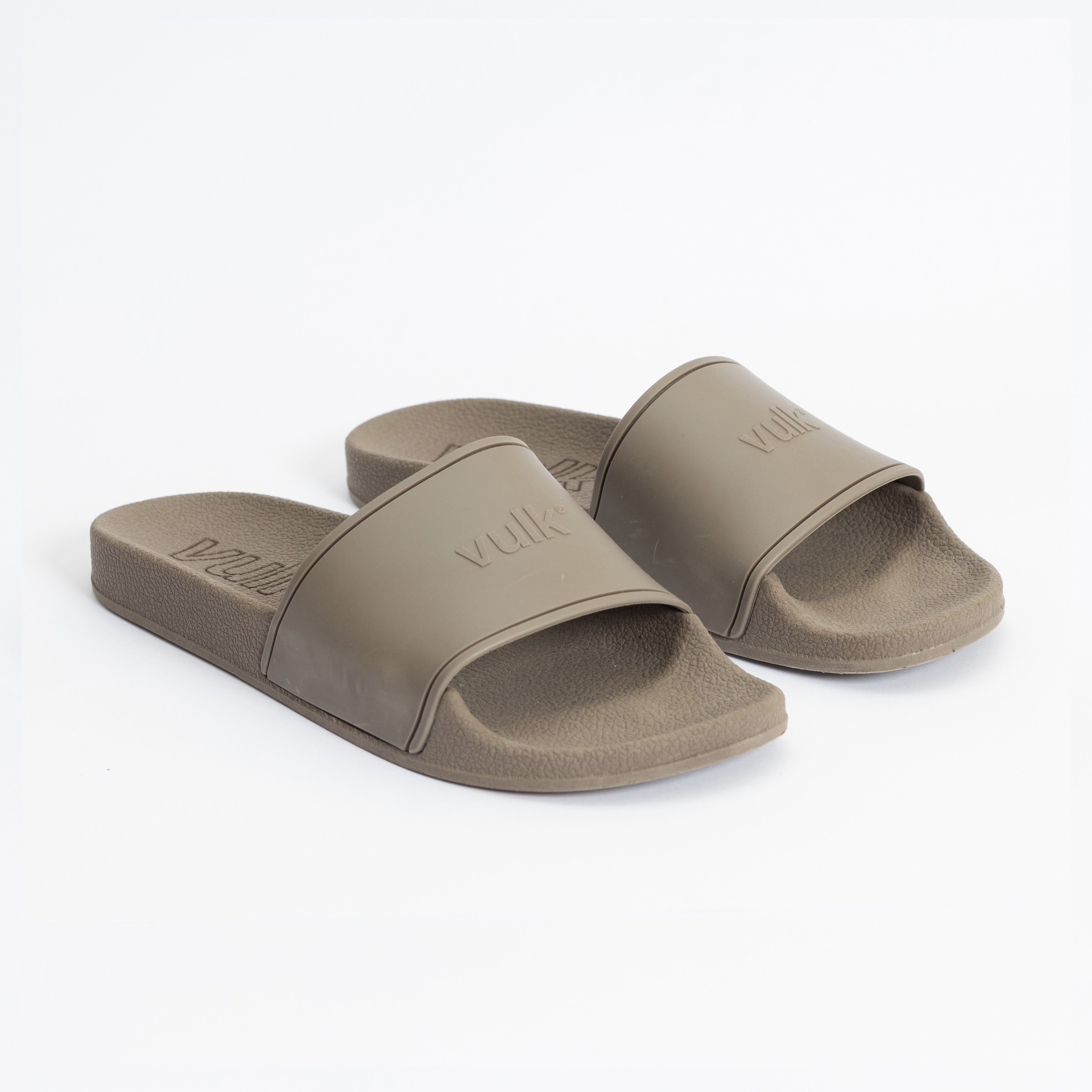 Ojotas Vulk Logo Slides Cement