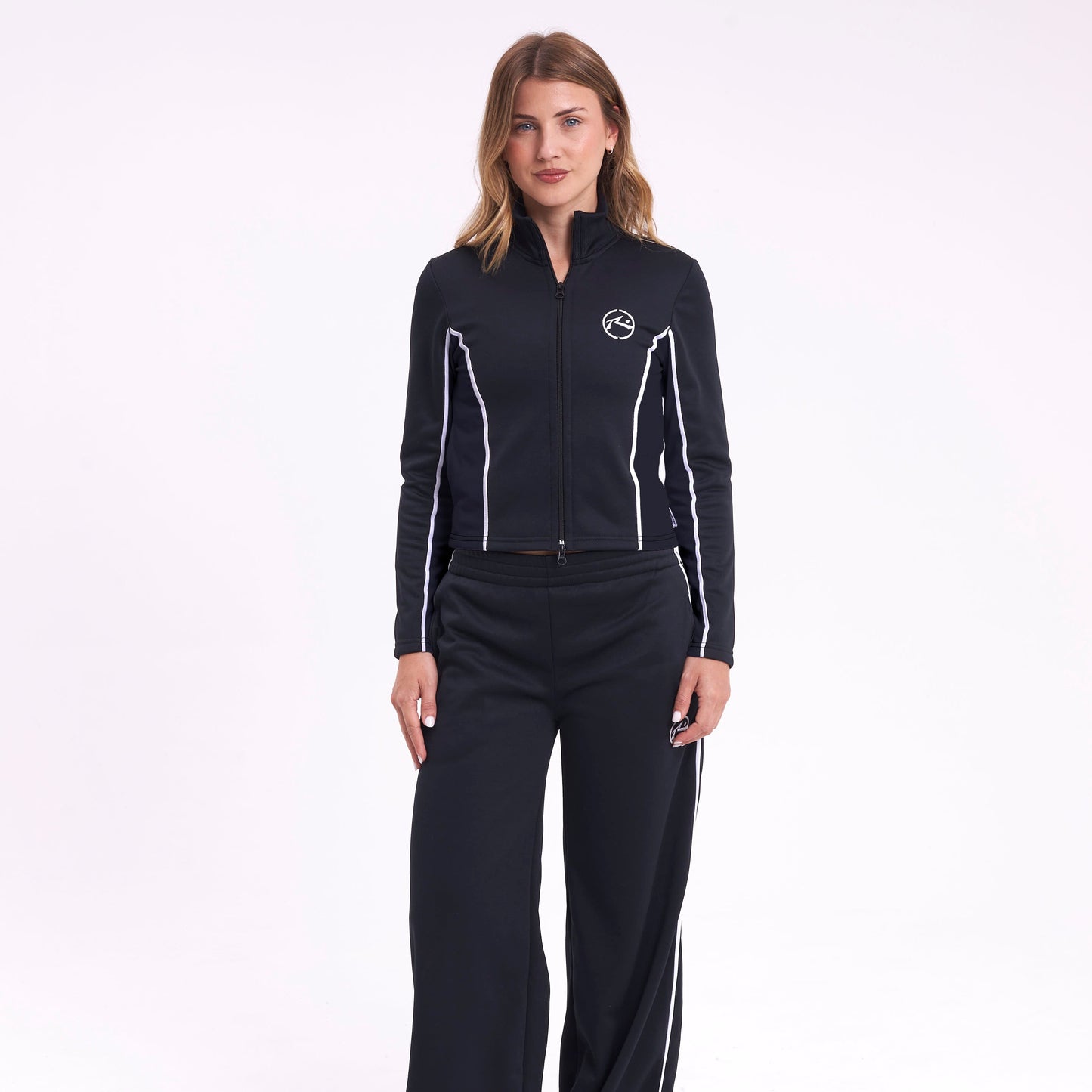 Campera Canguro Rusty Creep Zip Through Ld Black