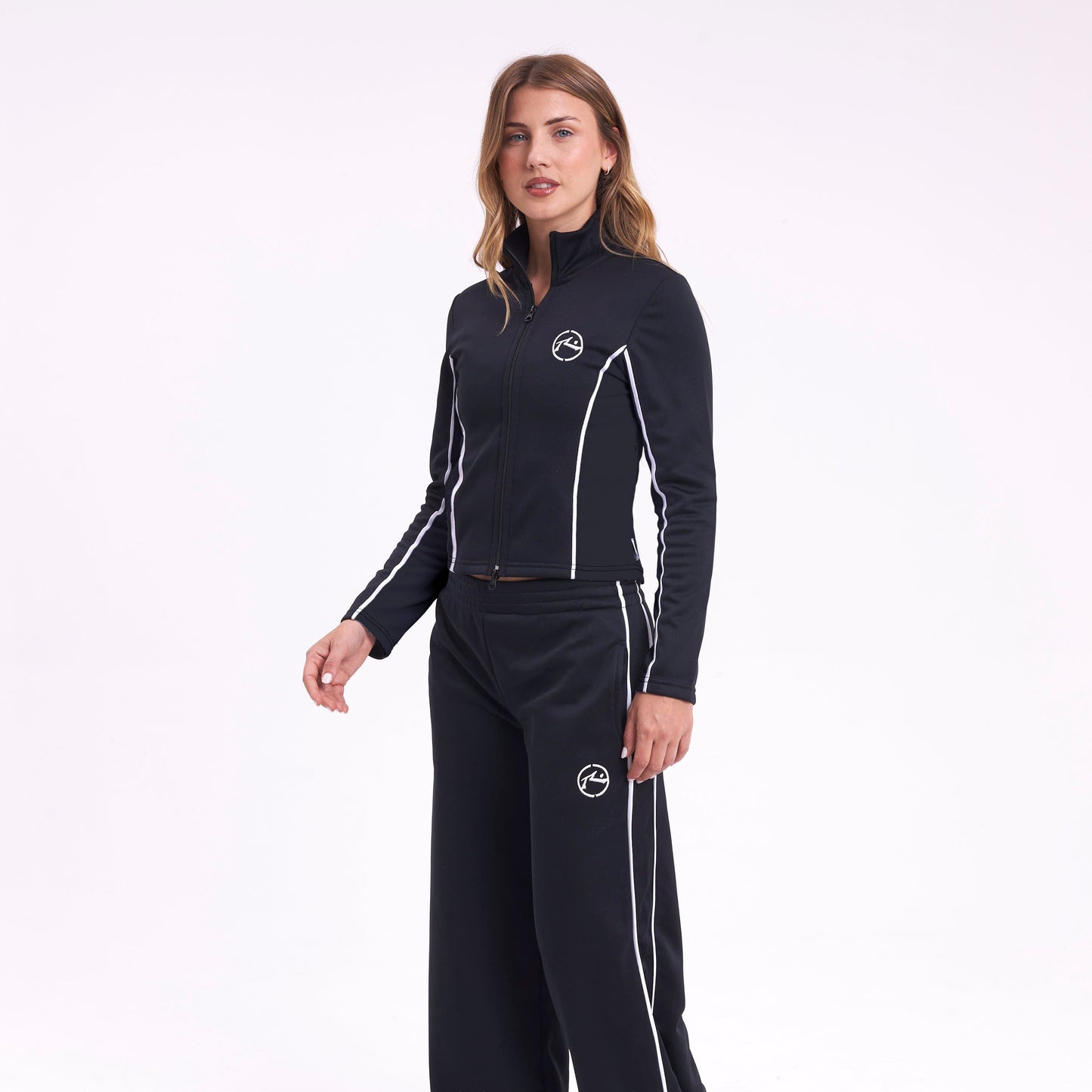 Campera Canguro Rusty Creep Zip Through Ld Black