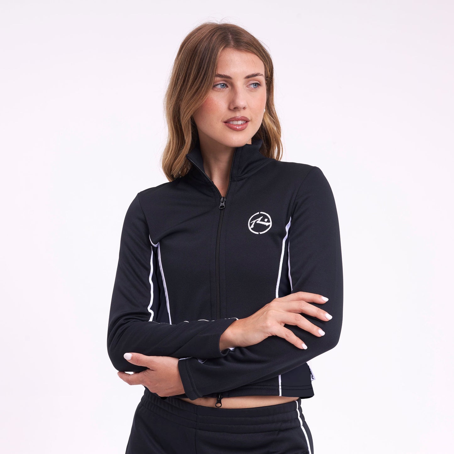 Campera Canguro Rusty Creep Zip Through Ld Black