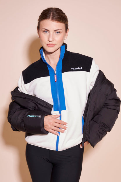 Campera Abrigo Rusty Snooze Polar Fleece Jacket Ld Snow White