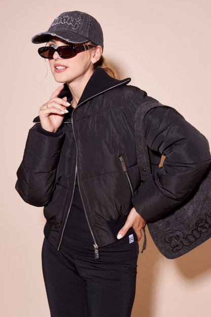 Campera Abrigo Rusty Marry On Puffer Coat Ld Black