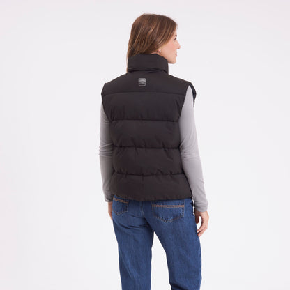 Chaleco Rusty Beautiful Puffer Vest Ld Black