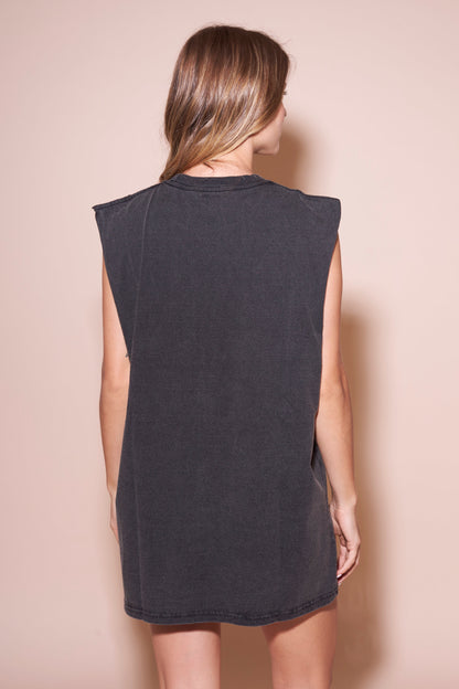 Vestido Rusty Vacation Days Dress Ld Vintage Black