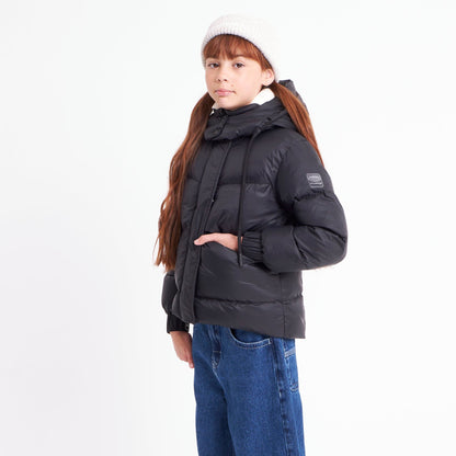 Campera Abrigo Rusty Shallow Puffer Coat Girls Black