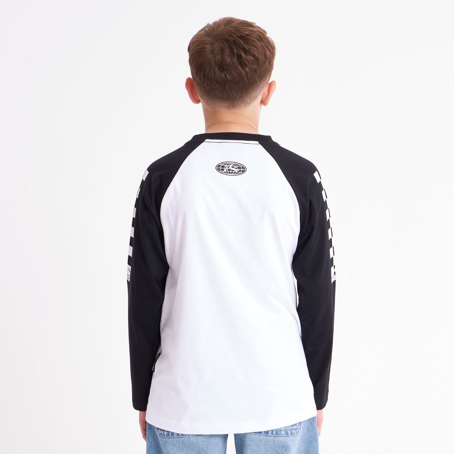 Remera Ml Rusty Tournament Ls Tee Jr White/Black