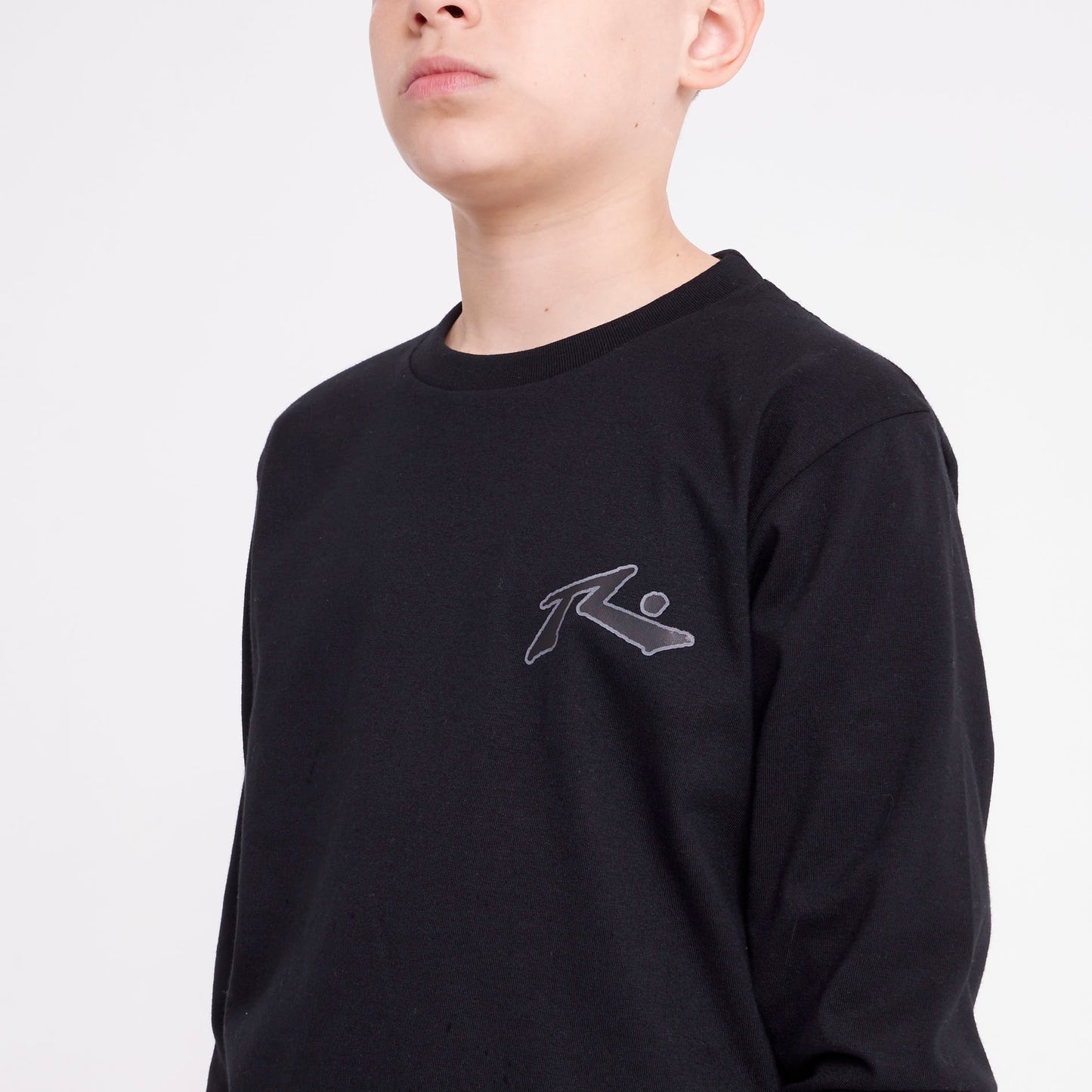Remera Ml Rusty Competition 2.0 Ls Tee Jr Black/Black