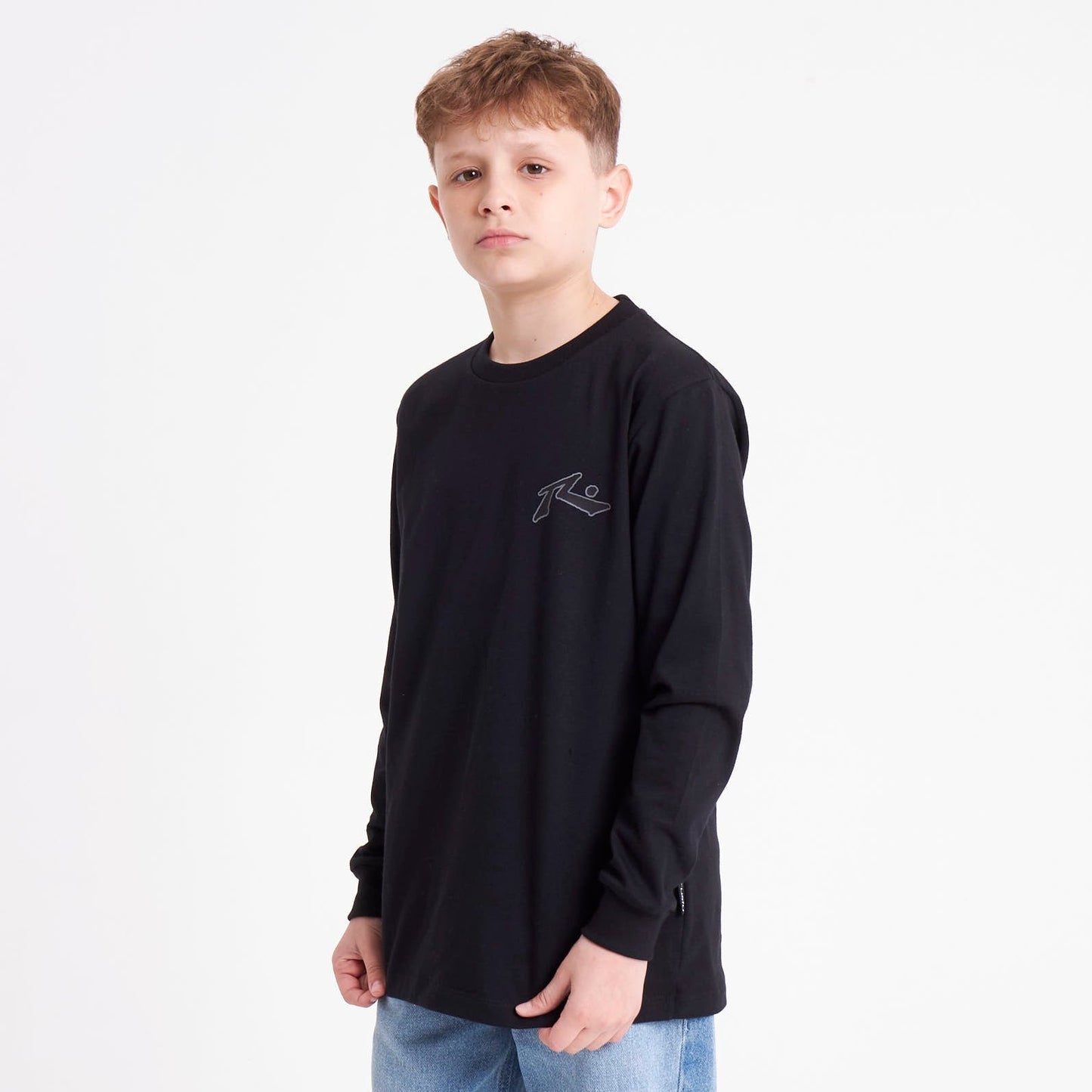 Remera Ml Rusty Competition 2.0 Ls Tee Jr Black/Black