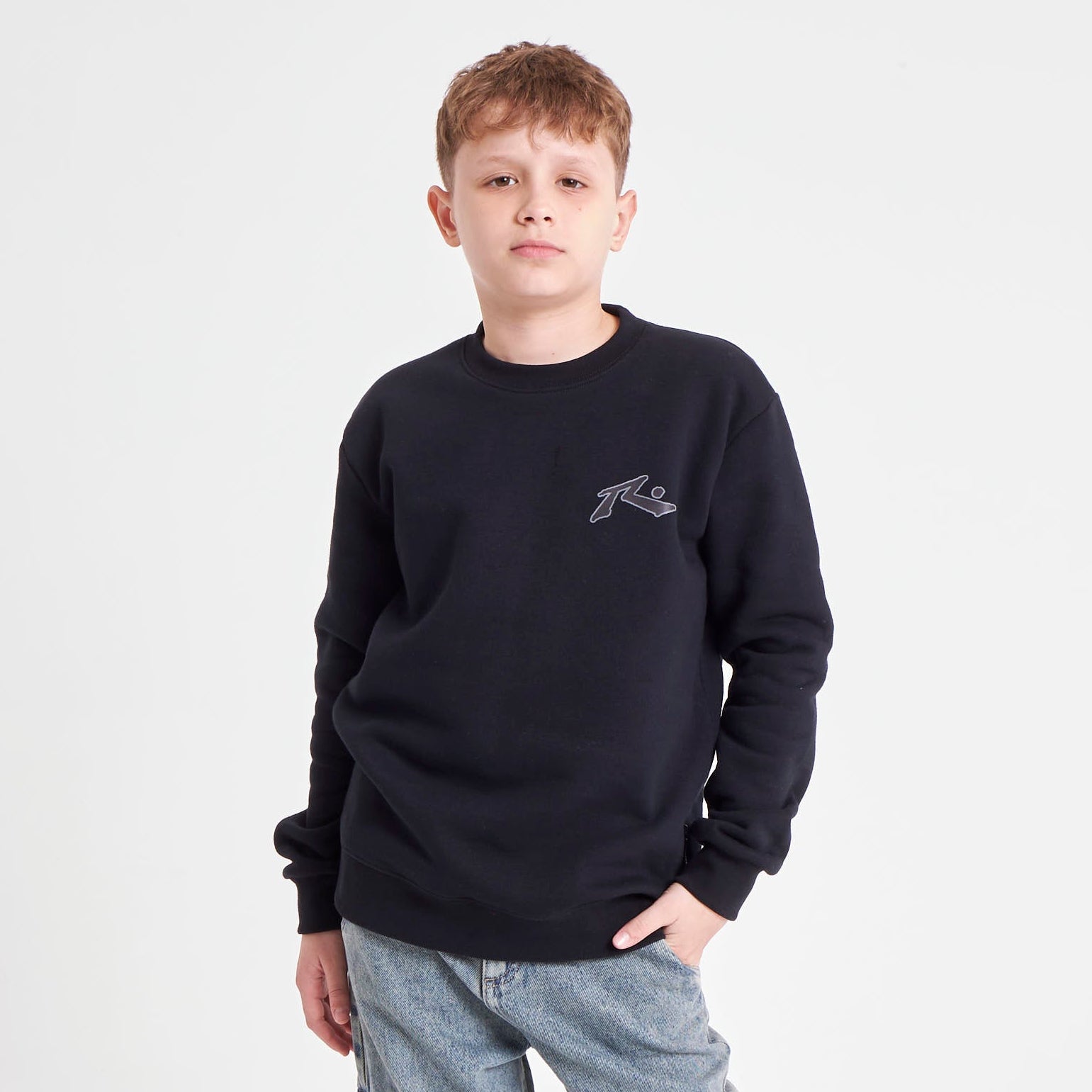 Buzo Rusty Competition 2.0 Crew Jr Black/Black