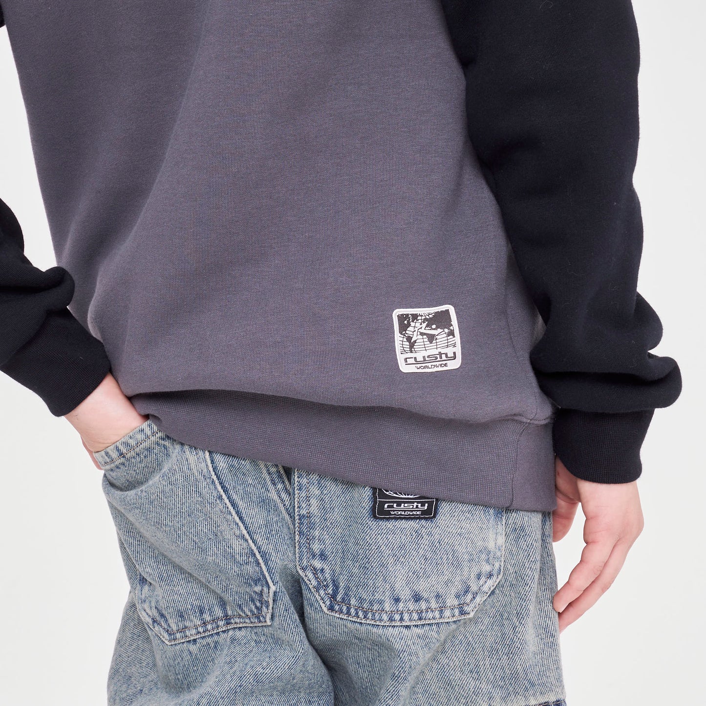 Buzo Rusty Elevax Crew Jr Black