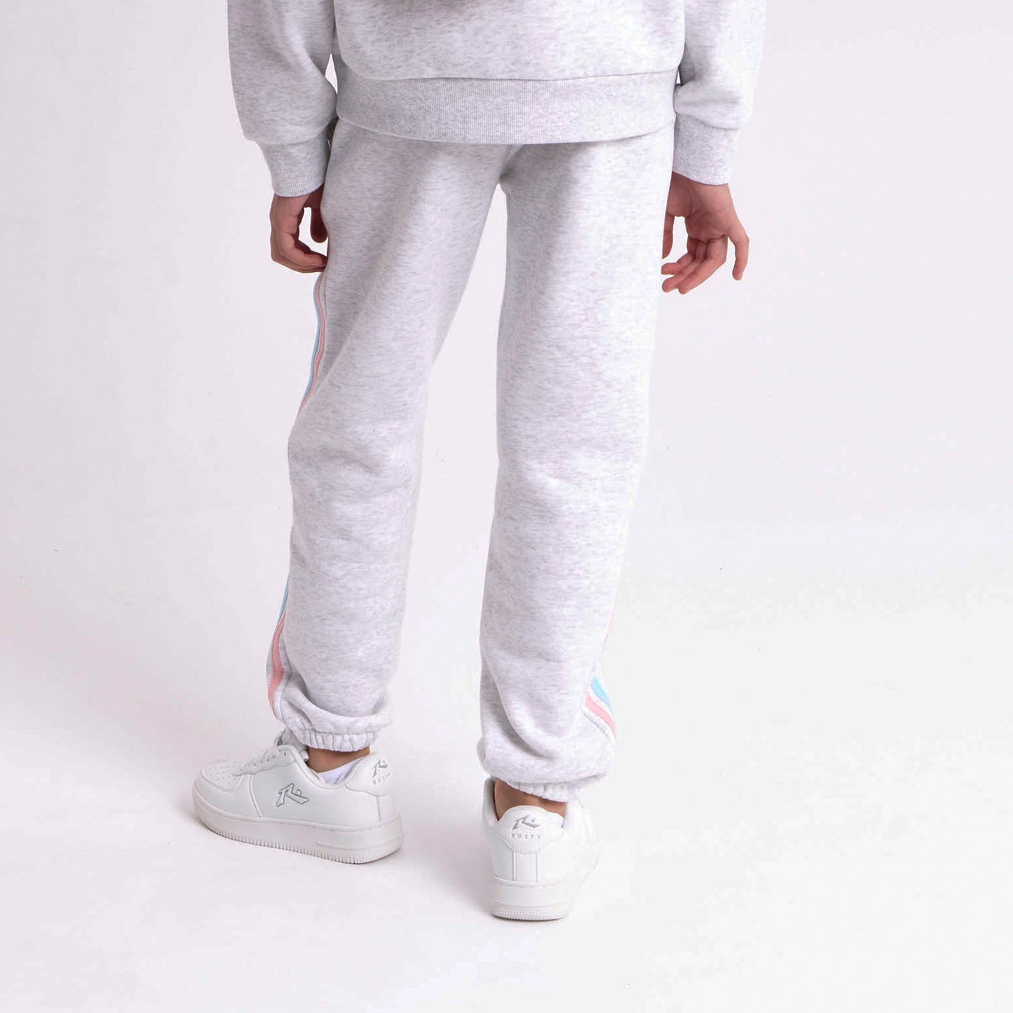 Jogging Rusty Girls Team Varsity Cuff Jogger Ecru Marle