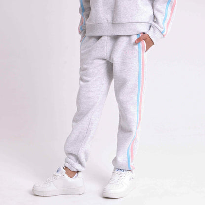 Jogging Rusty Girls Team Varsity Cuff Jogger Ecru Marle