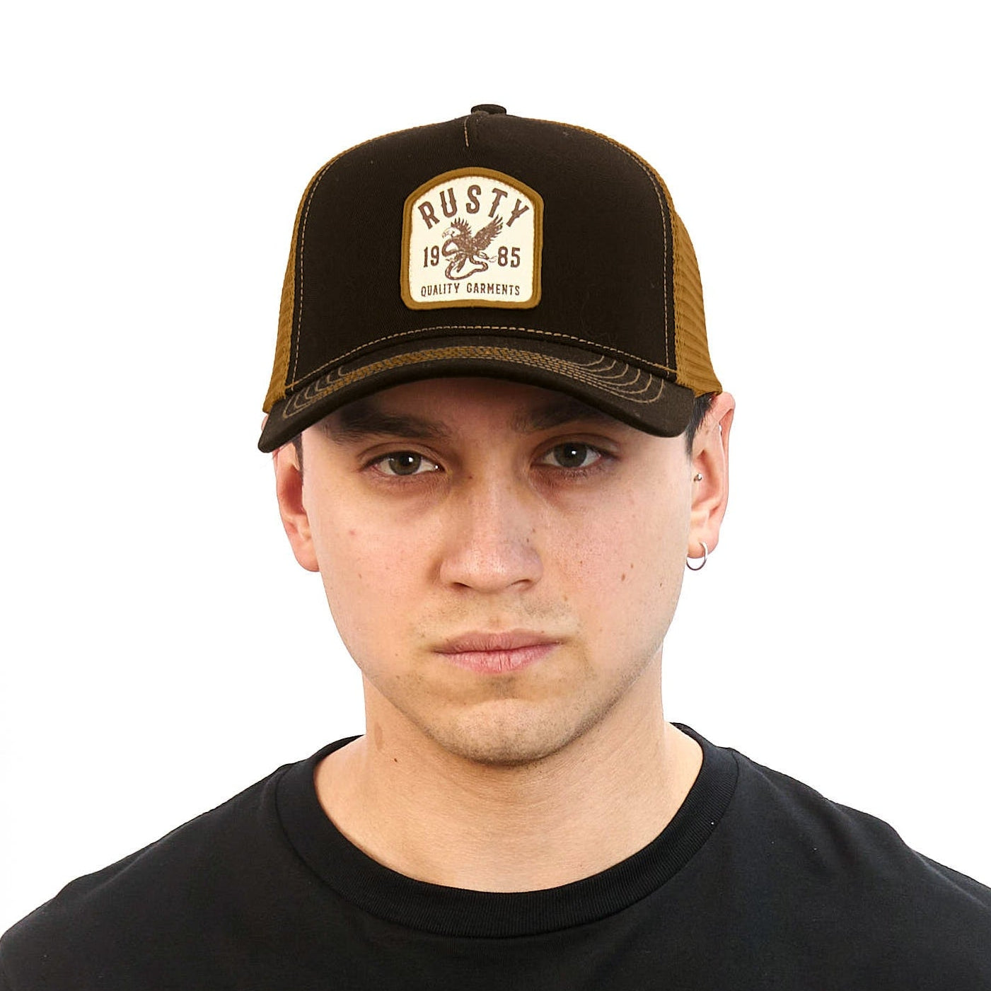Gorra Rusty Suture Trucker Cap Brown