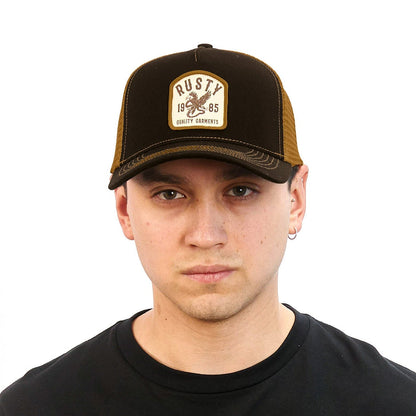 Gorra Rusty Suture Trucker Cap Brown