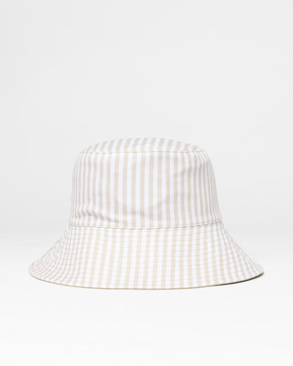 Piluso Rusty Vacay Time Reversible Bucket Hat* Ceramic White