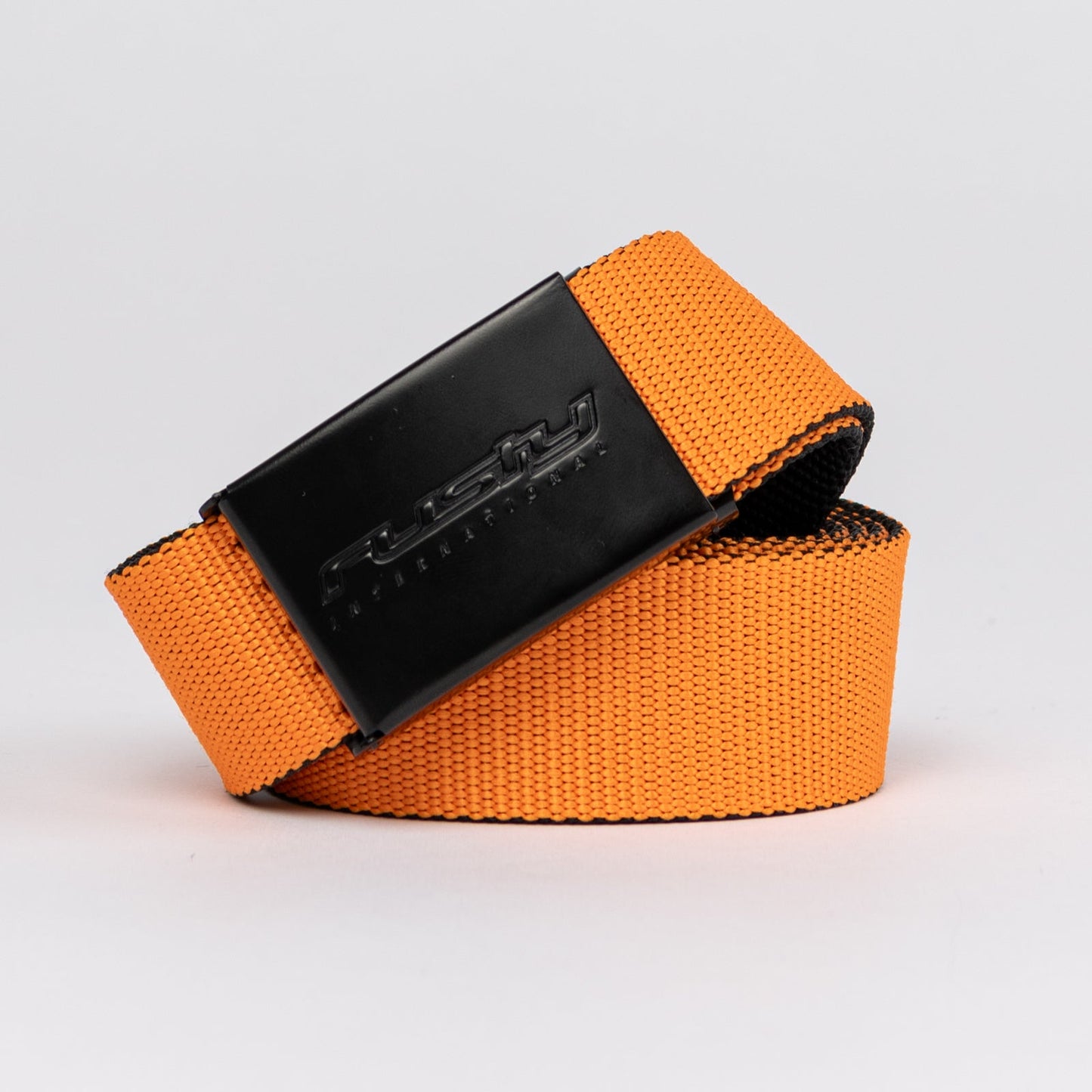 Cinturon Rusty Flip Daddy Belt Black/Persimmon Orange