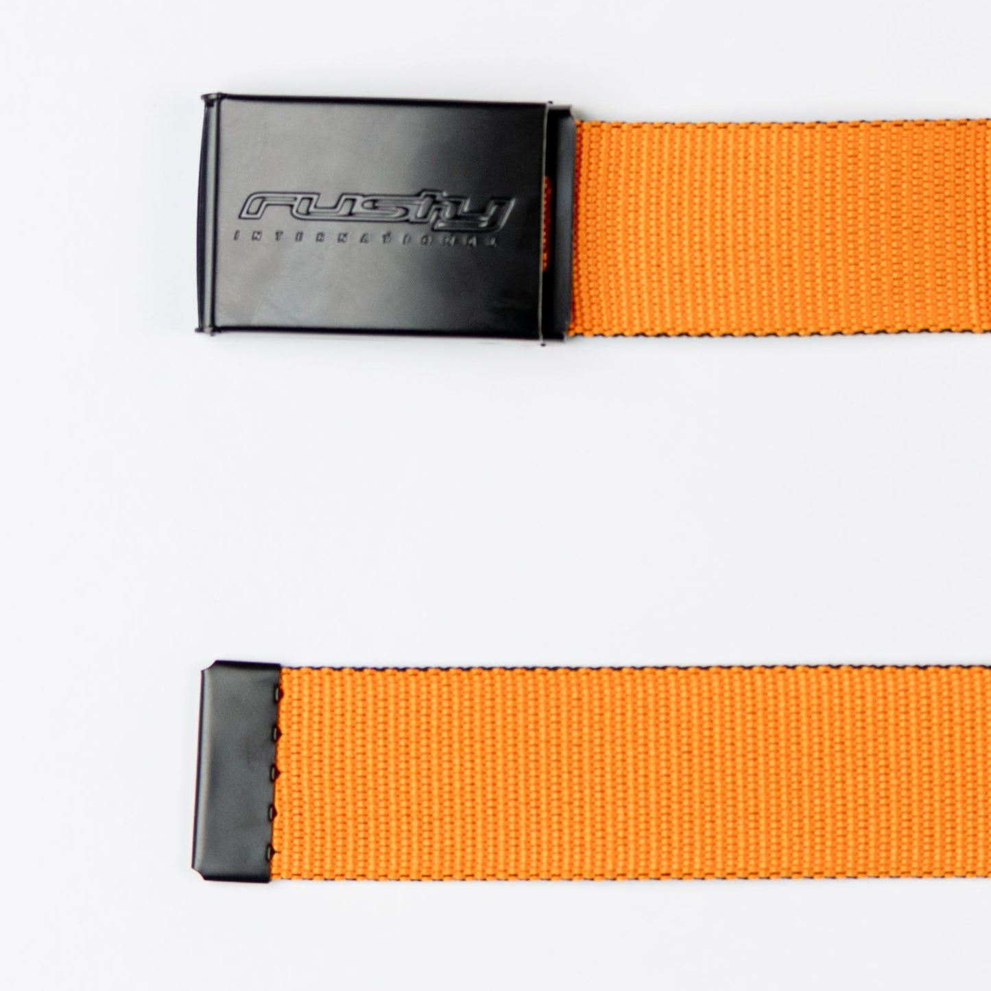 Cinturon Rusty Flip Daddy Belt Black/Persimmon Orange