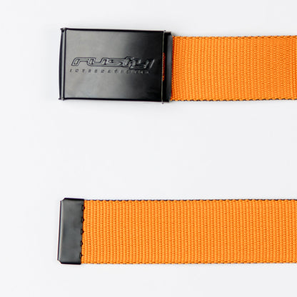 Cinturon Rusty Flip Daddy Belt Black/Persimmon Orange
