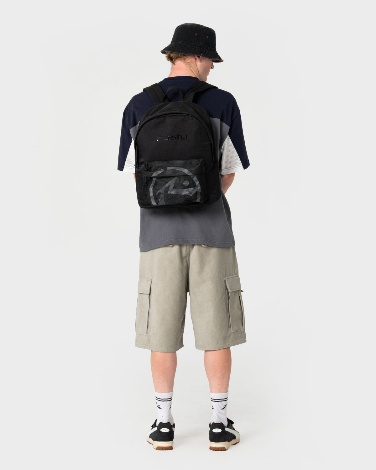 Mochila Rusty Overturn Backpack Black