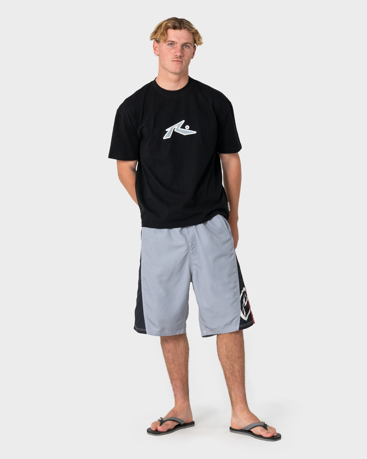 Boardshort Rusty Carnage Hybrid Waist Boardshort Stone Grey