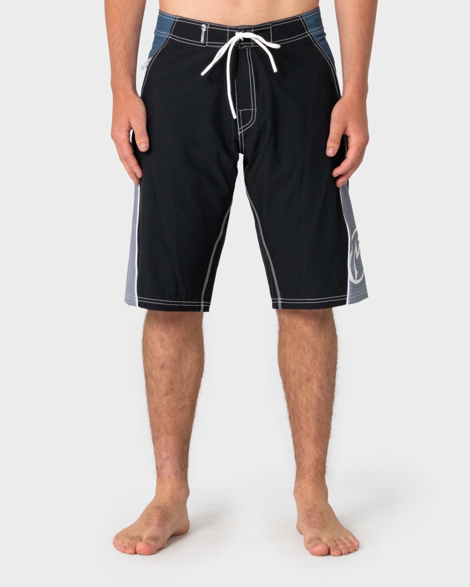 Boardshort Rusty Sandglass Fixed Waist Boardshort Black