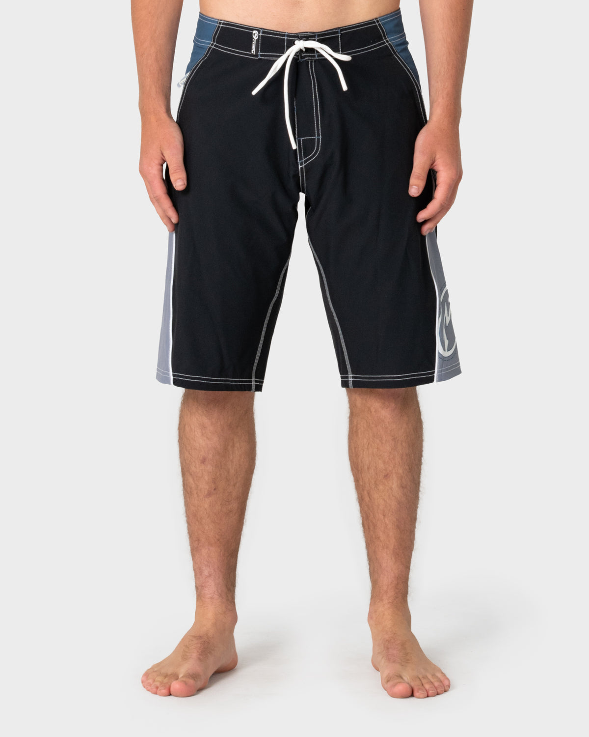 Boardshort Rusty Sandglass Fixed Waist Boardshort Black
