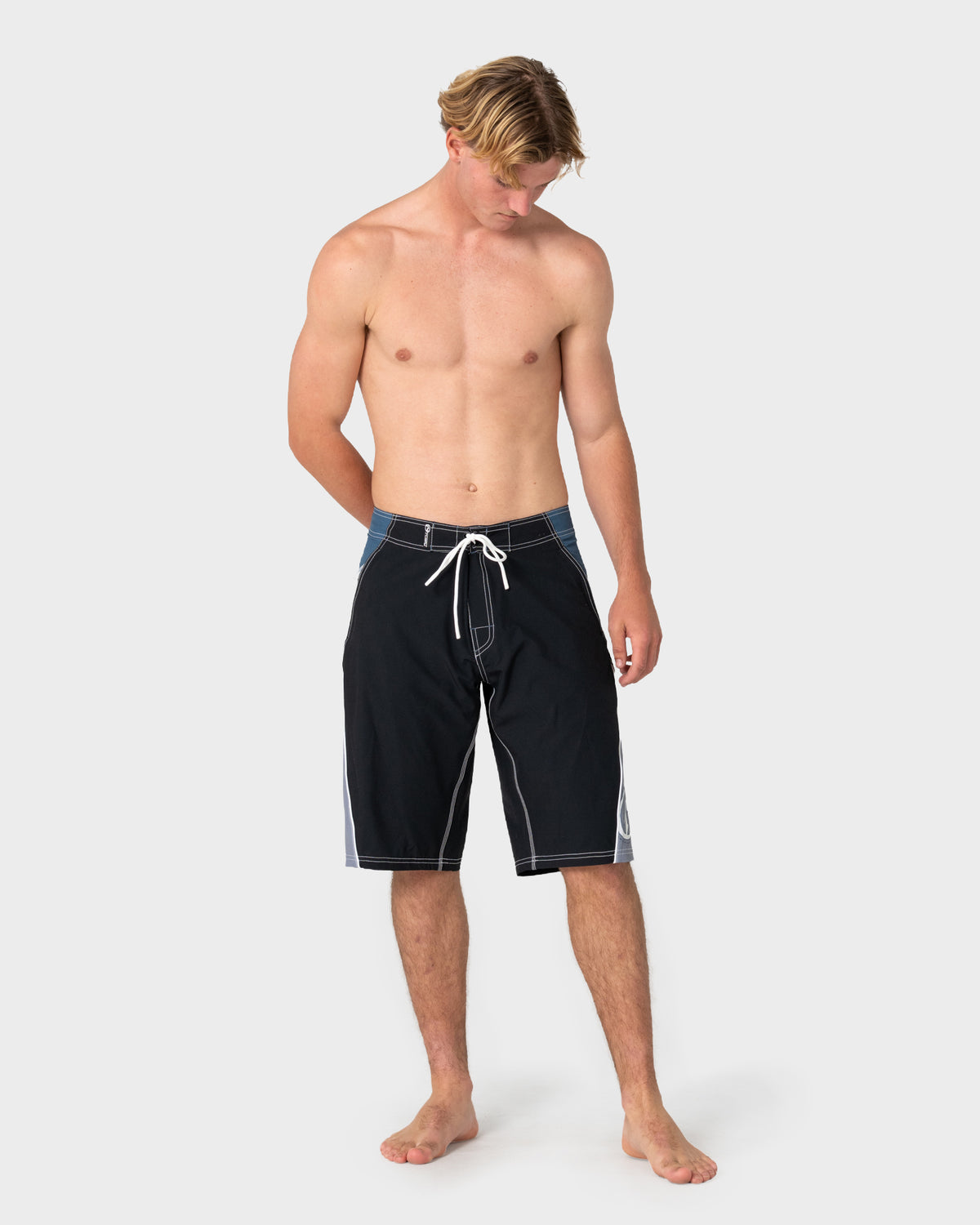 Boardshort Rusty Sandglass Fixed Waist Boardshort Black