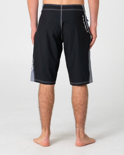 Boardshort Rusty Sandglass Fixed Waist Boardshort Black