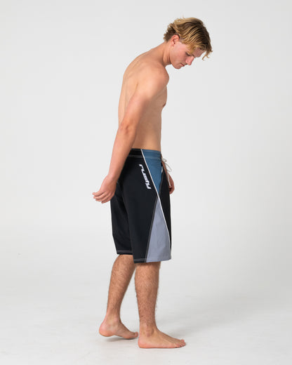 Boardshort Rusty Sandglass Fixed Waist Boardshort Black