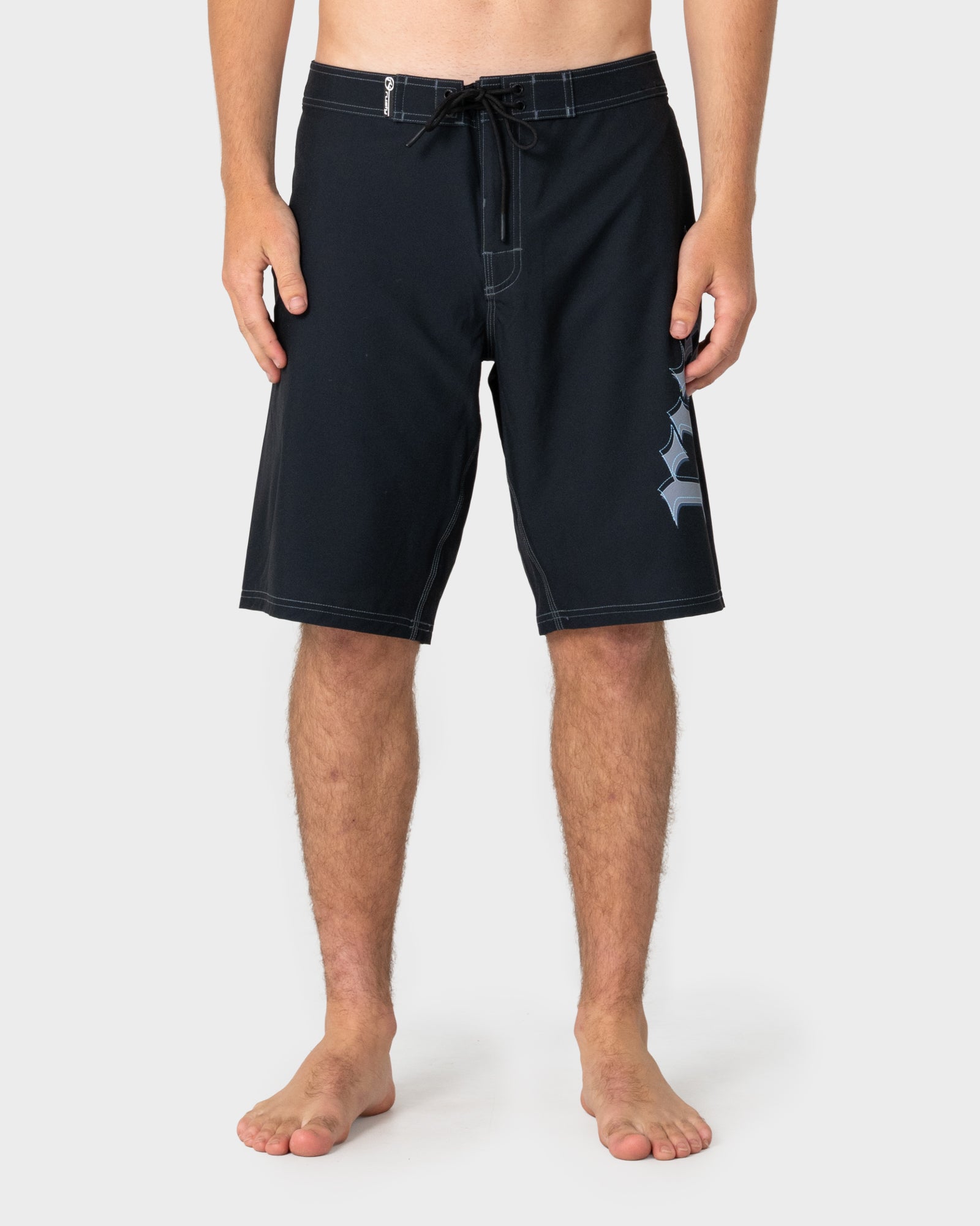 Boardshort Rusty Scream Fixed Waist Boardshort Black