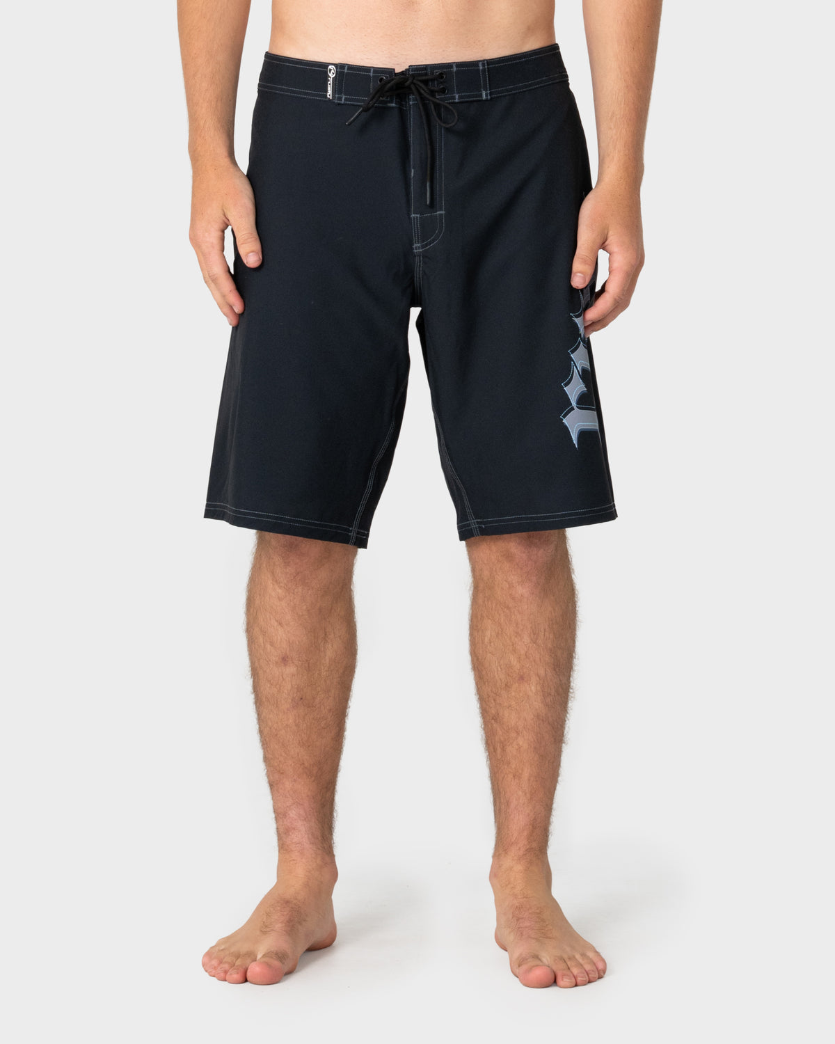 Boardshort Rusty Scream Fixed Waist Boardshort Black