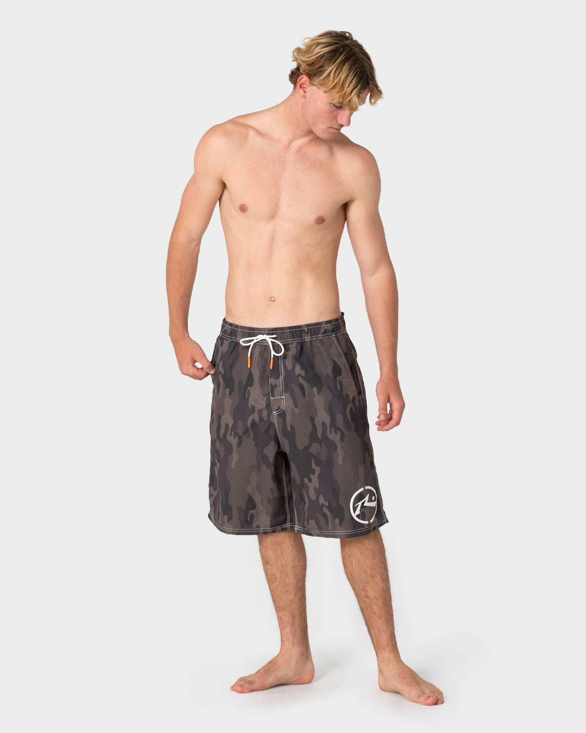 Boardshort Rusty Rambo Elastic Waist Boardshort Camo