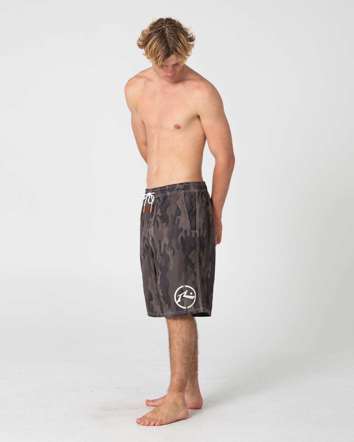 Boardshort Rusty Rambo Elastic Waist Boardshort Camo