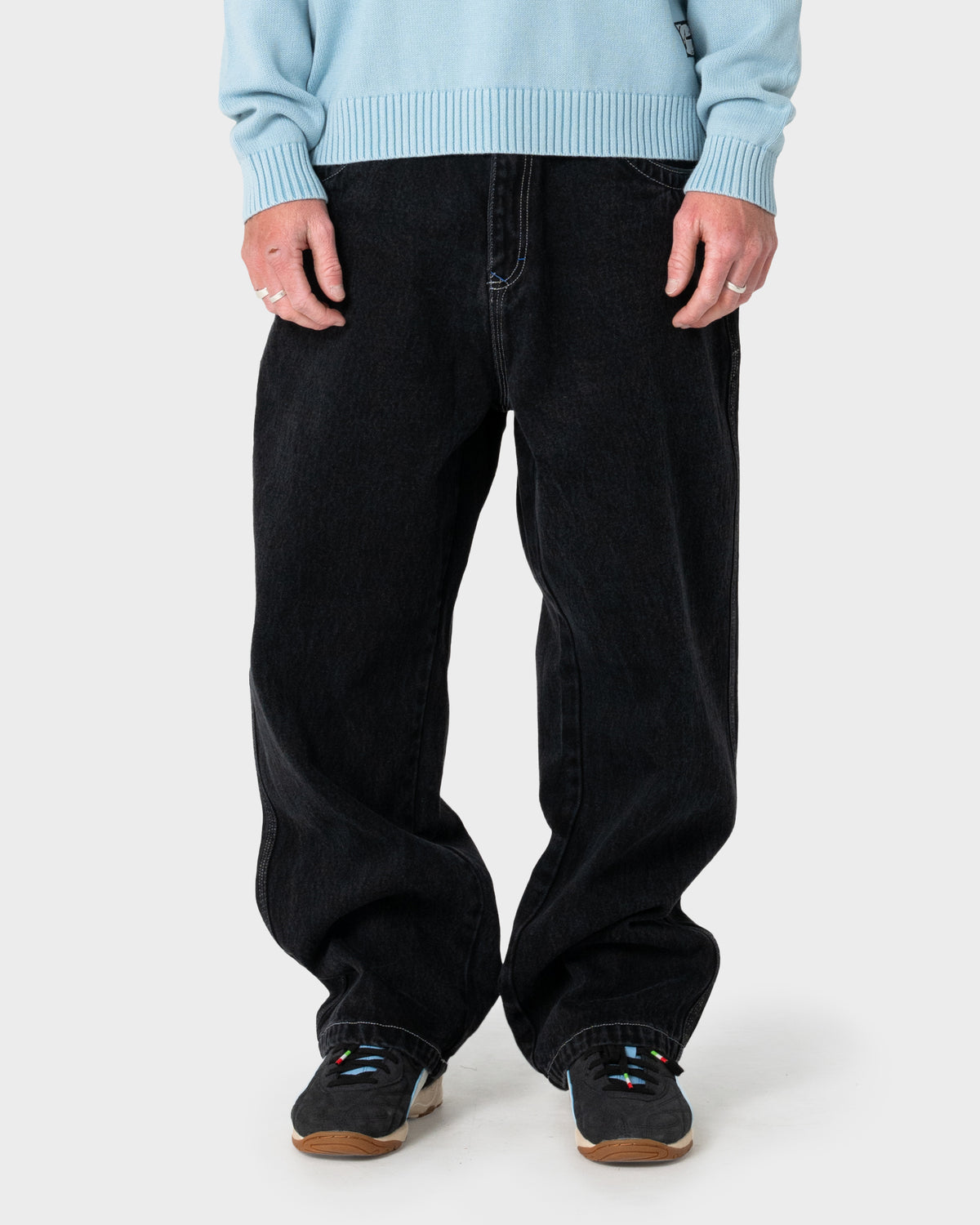 Jean Rusty Turbo 2.0 Baggy Jean Black Out/Blue