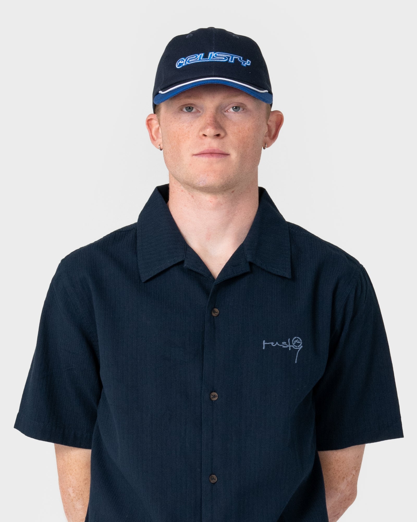 Gorra Rusty Flip Daddy Panel Dad Cap Navy Blue 1