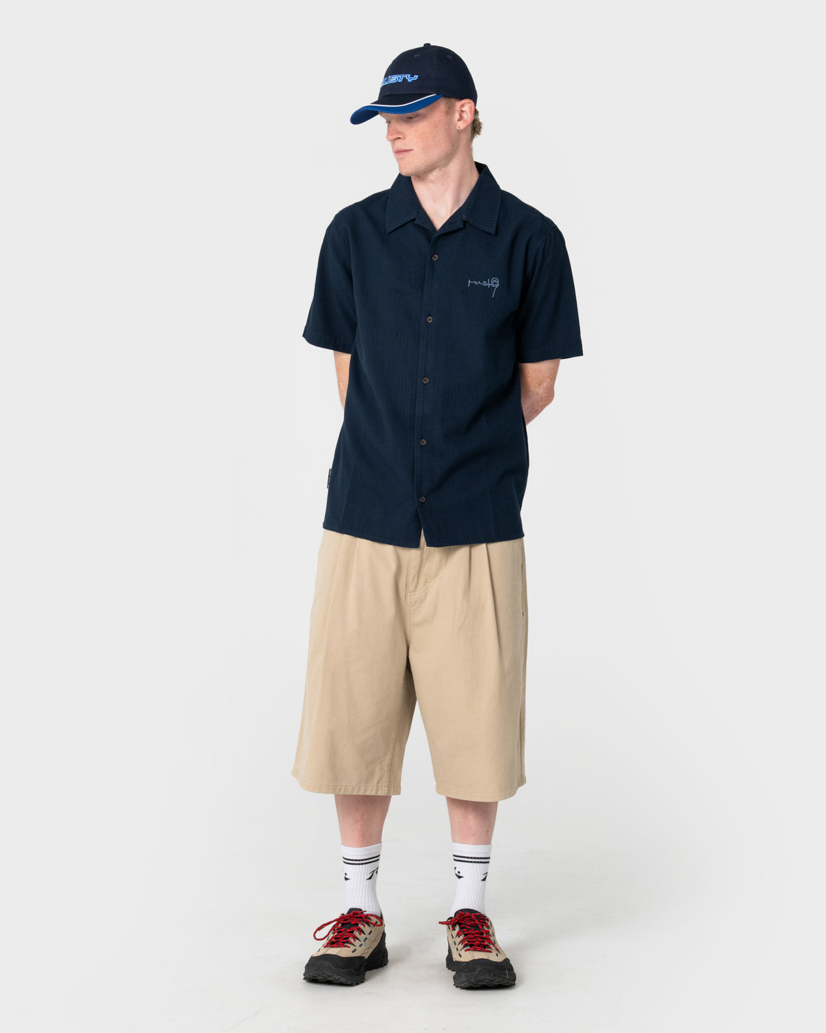 Gorra Rusty Flip Daddy Panel Dad Cap Navy Blue 1