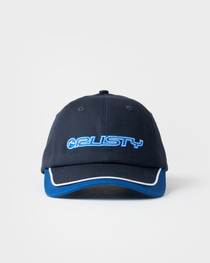 Gorra Rusty Flip Daddy Panel Dad Cap Navy Blue 1
