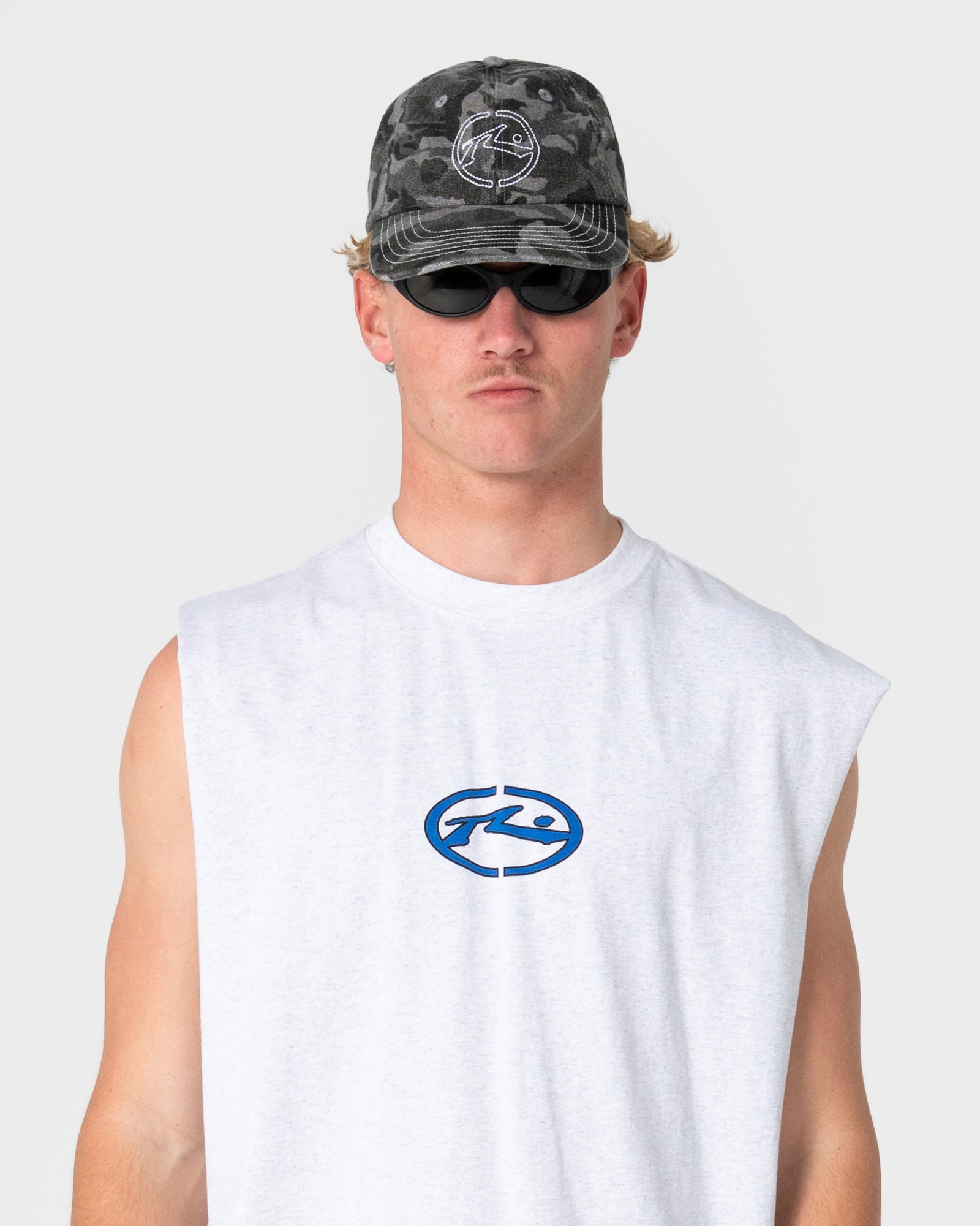 Gorra Rusty Commando Camo Dad Cap Grey Camo 1