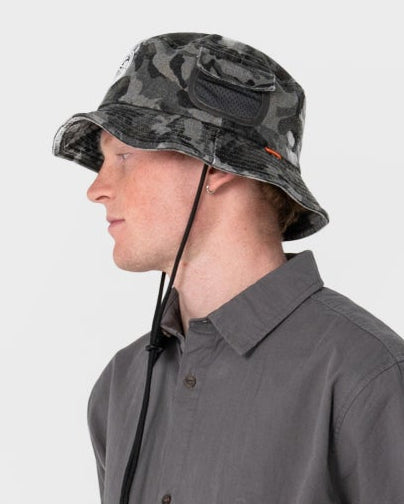 Piluso Rusty Commando Bucket Hat Grey Camo 1